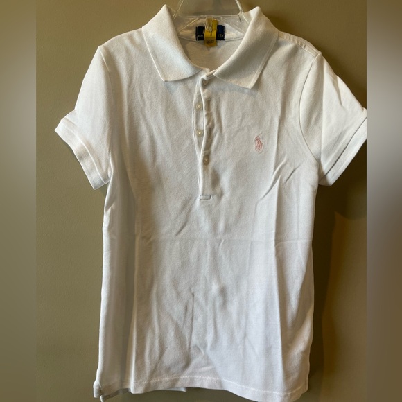 Ralph Lauren Kids Logo Embroidered Short Sleeved Polo Shirt- M (8-10) - Picture 2 of 7
